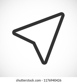 gps vector icon 10 eps