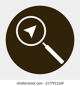 gps vector icon 10 eps