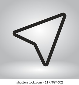 gps vector icon 10 eps
