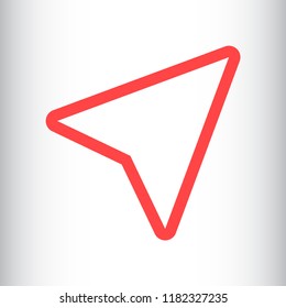 gps vector icon 10 eps