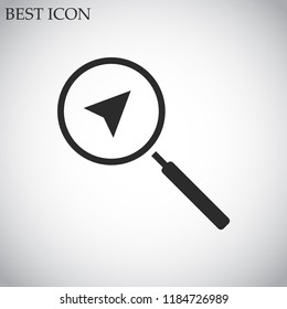 gps vector icon 10 eps