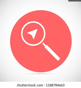 gps vector icon 10 eps
