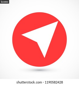 gps vector icon 10 eps