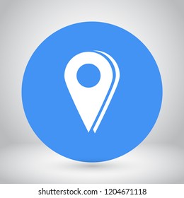 GPS vector icon 10 eps