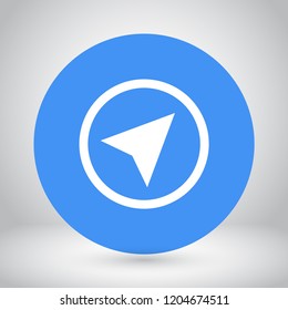 gps vector icon 10 eps