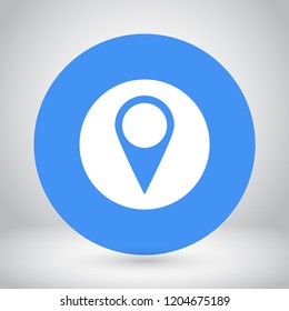 GPS vector icon 10 eps