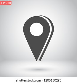 GPS vector icon 10 eps