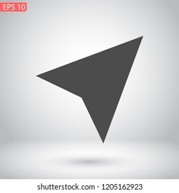 gps vector icon 10 eps