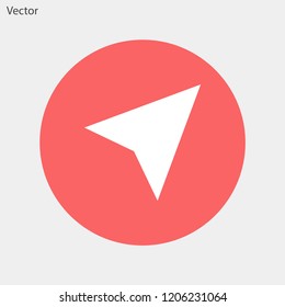 gps vector icon 10 eps