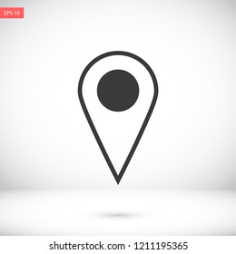 GPS vector icon 10 eps