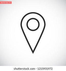 GPS vector icon 10 eps