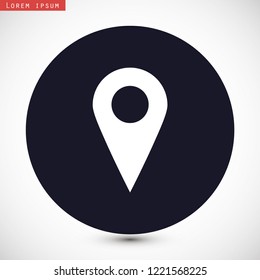 GPS vector icon 10 eps