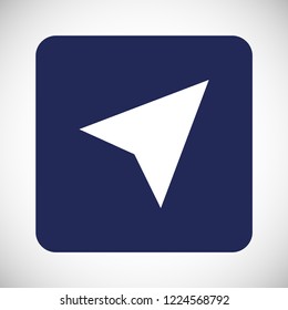 gps vector icon 10 eps