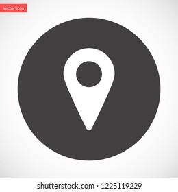 GPS vector icon 10 eps
