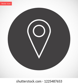 GPS vector icon 10 eps