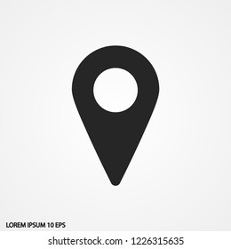 GPS vector icon 10 eps