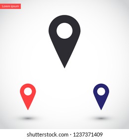 GPS vector icon 10 eps