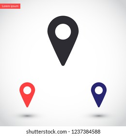 GPS vector icon 10 eps