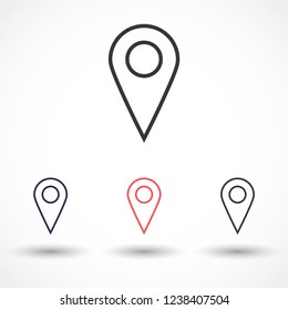GPS vector icon 10 eps