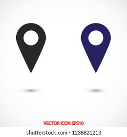GPS vector icon 10 eps