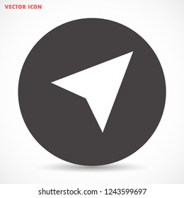 gps vector icon 10 eps
