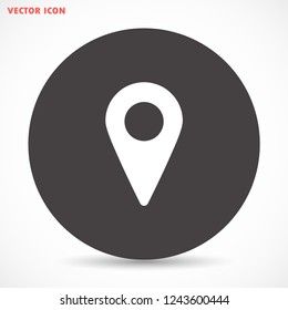 GPS vector icon 10 eps