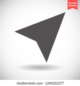 gps vector icon 10 eps
