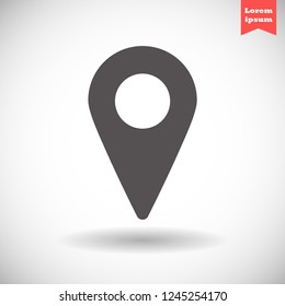 GPS vector icon 10 eps
