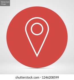 GPS vector icon 10 eps