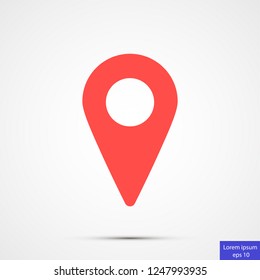 GPS vector icon 10 eps