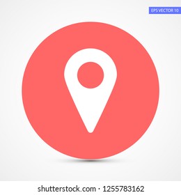 GPS vector icon 10 eps