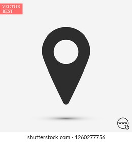 GPS vector icon 10 eps
