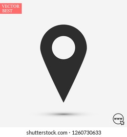 GPS vector icon 10 eps