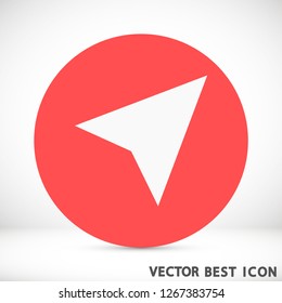 gps vector icon 10 eps