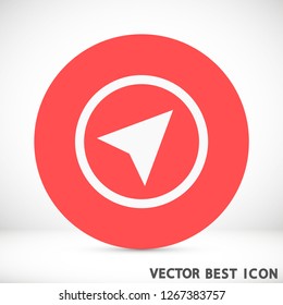 gps vector icon 10 eps