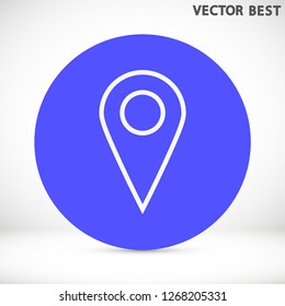 GPS vector icon 10 eps