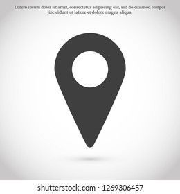 GPS vector icon 10 eps