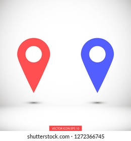GPS vector icon 10 eps