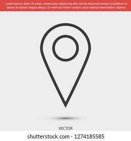 GPS vector icon 10 eps