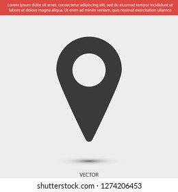 GPS vector icon 10 eps