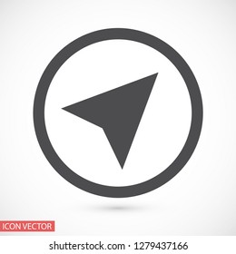 gps vector icon 10 eps