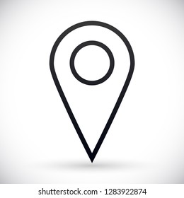 GPS vector icon 10 eps