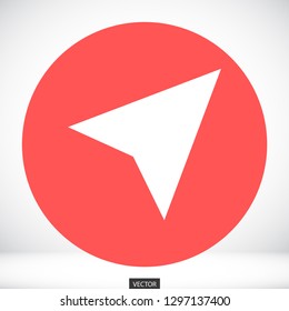 gps vector icon 10 eps