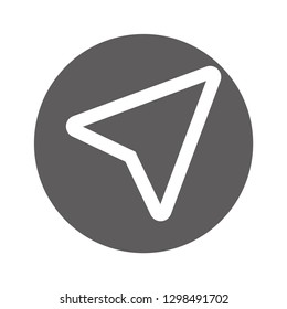 gps vector icon 10 eps