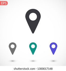 GPS vector icon 10 eps
