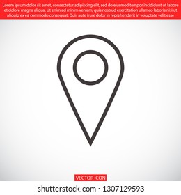 GPS vector icon 10 eps