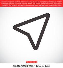 gps vector icon 10 eps
