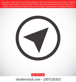 gps vector icon 10 eps