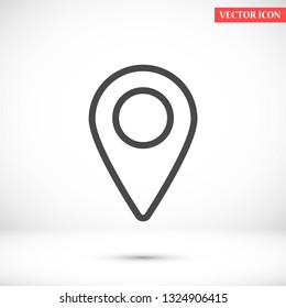 GPS vector icon 10 eps