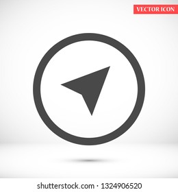 gps vector icon 10 eps